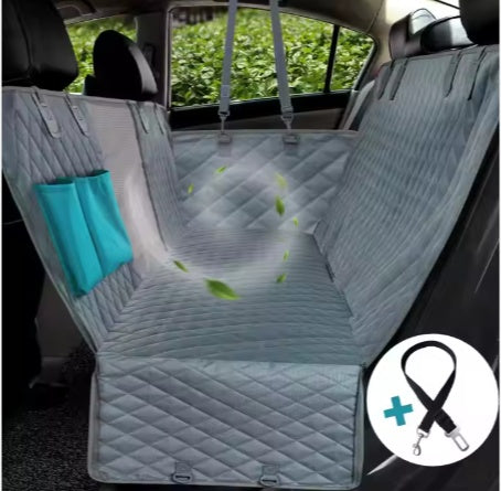 AdoraPet RoadTrip™ Eco Car Seat Hammock – Waterproof, Scratch-Proof Back-Seat Cover for Dogs & Cats
