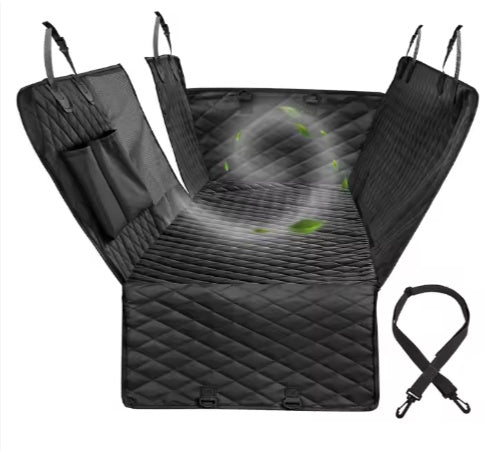 AdoraPet RoadTrip™ Eco Car Seat Hammock – Waterproof, Scratch-Proof Back-Seat Cover for Dogs & Cats