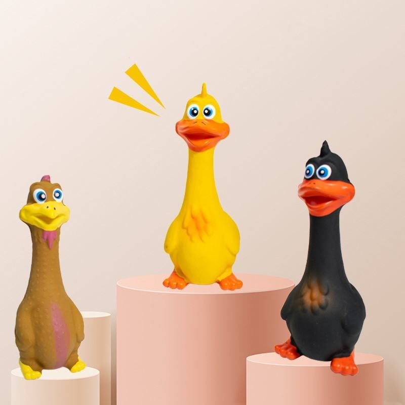 AdoraPet Quirky Quacks™ – 3-Pack Eco Squeaky Dog Toys