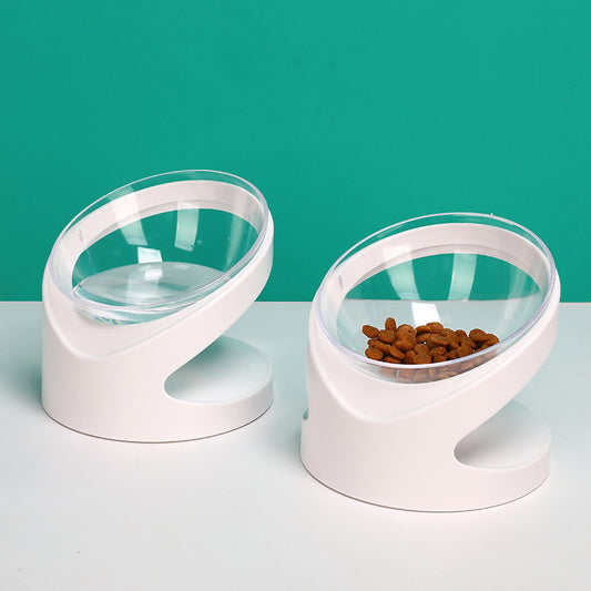 AdoraPet Tilt-Top™ Cat Bowl – Ergonomic Angled Dish for Happy Necks & Cleaner Meals