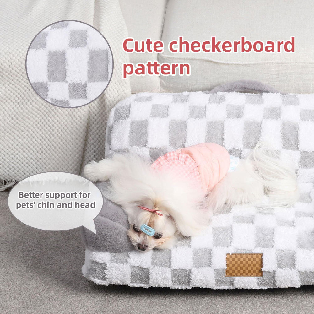 AdoraPet DreamLounge™ – Eco-Friendly Orthopedic Pet Sofa with Removable, Washable Cover