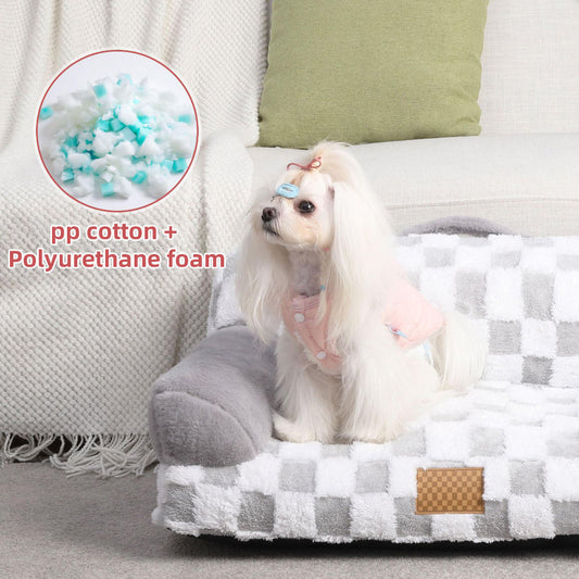 AdoraPet DreamLounge™ – Eco-Friendly Orthopedic Pet Sofa with Removable, Washable Cover