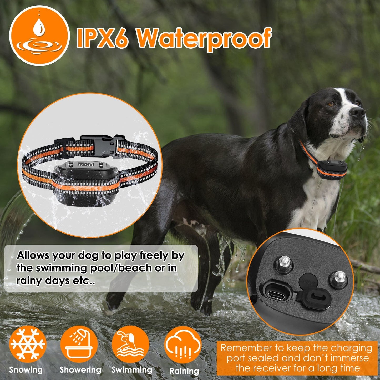 AdoraPet FreedomTrack™ – 2-in-1 GPS Dog Fence & Real-Time Tracker | Waterproof, Wireless & Travel-Ready